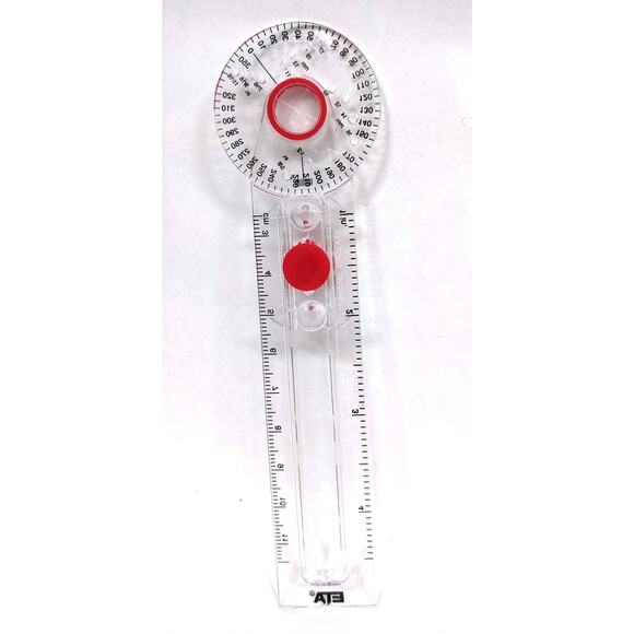 Lot of 5 - New Geotool Classroom Safety Compass / Protractors for Math Geometry - Picture 4 of 6